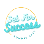 Set For Success Summit 2023 logo in a seafoam and teal color